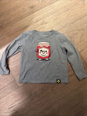 Arabic مربية Long-Sleeve Tee with Cute Jam Jar Graphic